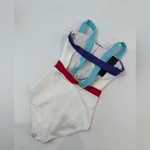 Storets swimsuit, white red and blue. Size small new with tags - Picture 7 of 7